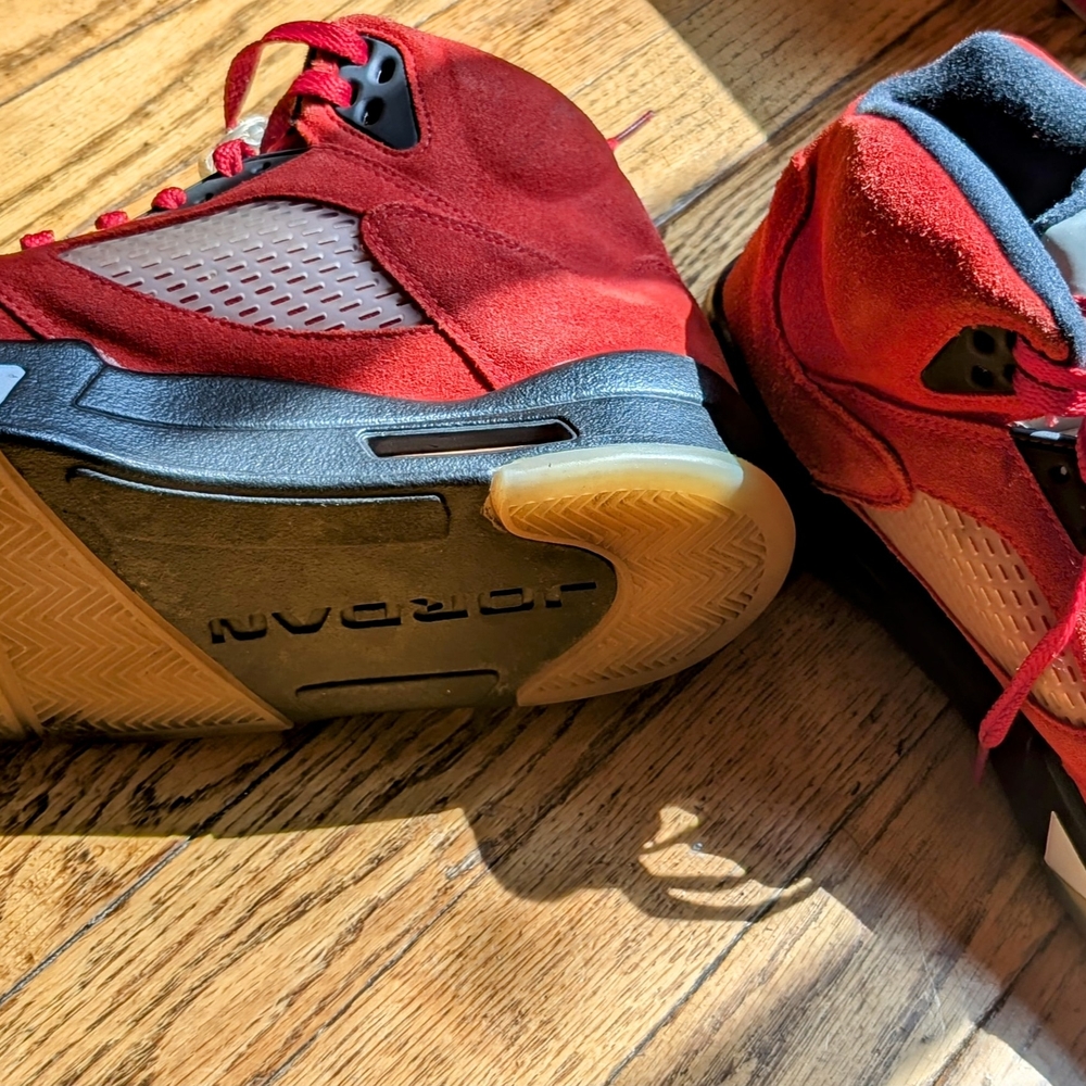Red Air Jordan Sneakers